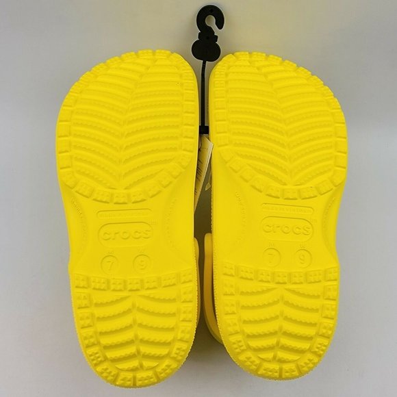 Crocs Classic Clog Slip On Waterproof Sandals Yellow 10001-7C1 Mens Sz 4
